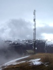  Antenna in the fog on the hills above Troms
