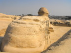  Yes, the sphinx has a backside, too
