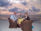  Supper on the sand in Aruba