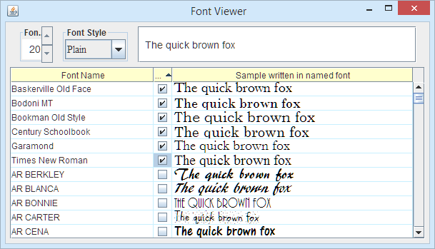 sample window for subset USEFUL