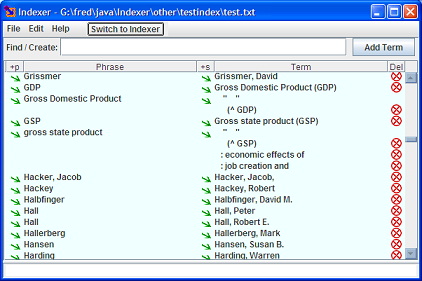 Indexer Guide