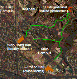 Korea University campue map