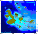 Map of Galapagos Islands from www.starfish.ch