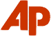 "AP" - logo of Associated Press