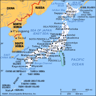 map of Japan