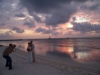  The perfect end to a perfect wedding on Aruba's northwest shore