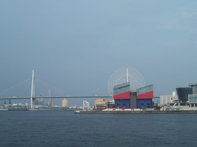  The suspension bridge and ferris wheel are not really connected