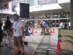  Making a movie at Hiroshima station