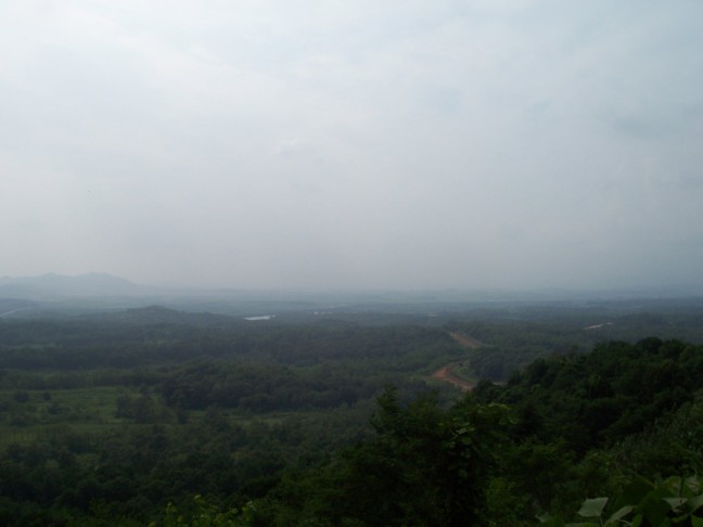 Panmunjon in the distance.