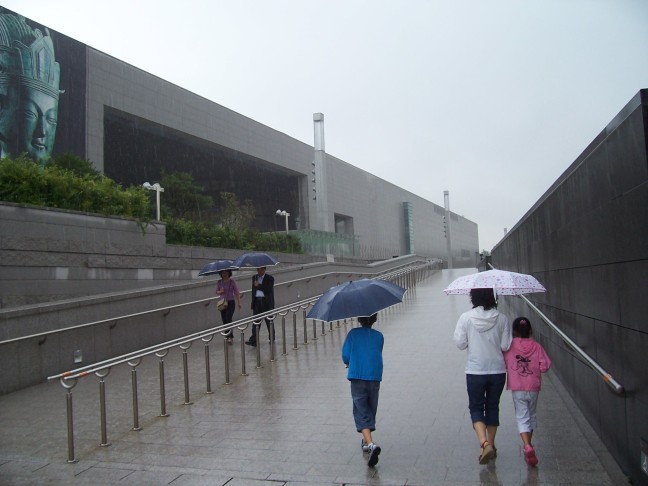 Ramp to the National Museum.