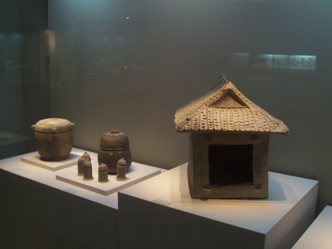 Ash burial containers.