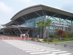  First stop on the DMZ tour: Dorasan station awaits its first train.