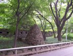  Ancient cairn along the trail to tower. A place for making wishes (or prayers).