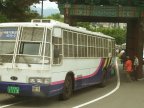  Near Shilla hotel were a hundred buses with meshed windows. Also many policemen.