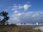  Clouds over deserted beach, Miami Beach