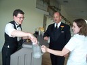  What does a bartender do at a dry wedding?