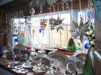  Inside the Pewter Shop in the Bearskin Neck shopping street of Rockport