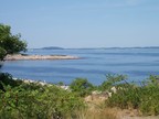  Multi-blued sea from the quarry cliff, Rockport, MA