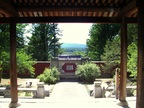  View from the shrine in the Chinese Garden at Naumkaeg