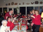  The family toasts to another Christmas together