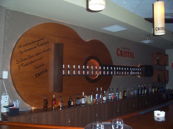 Guitar bar at La Dama Juana, Lima