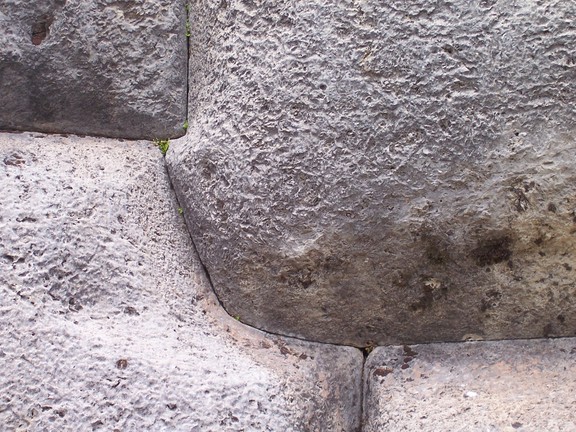 The rocks are joined with exquisite care, here seen at Sacsayhuaman