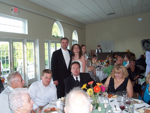 With the groom's family table