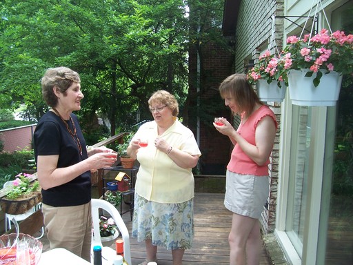 Early guests: Alberta, Trish, Karen