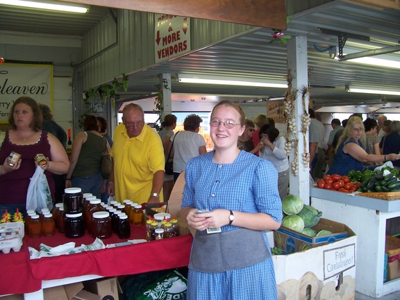 Upstate New York around Penn Yan has become Amish country. The owners of The Windmill and mqny vendors are Amish.