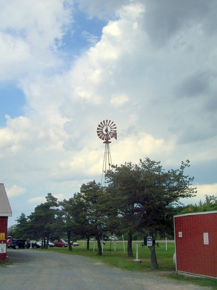 Here's a closer look at "The Windmill's" so-called windmill