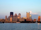  Pittsburgh at dusk, from Brian's boat on the Ohio River