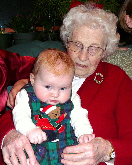Lindsay and her great-grandma