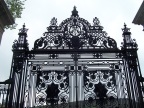  Gates to Holyrood, the royal residence in Edinburgh