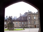  Courtyard and fountain of Holyrood through the tourist entry