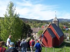  Ancient barn undergoing restoration at Trondelag Folk Museum