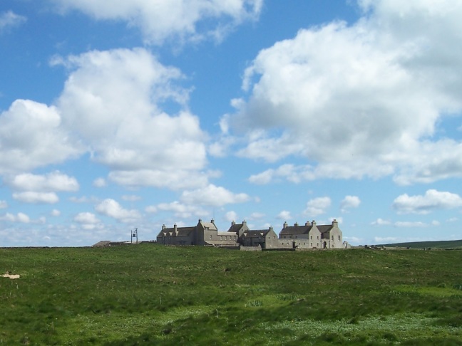 Skaill Manor as seen from Skara Brae