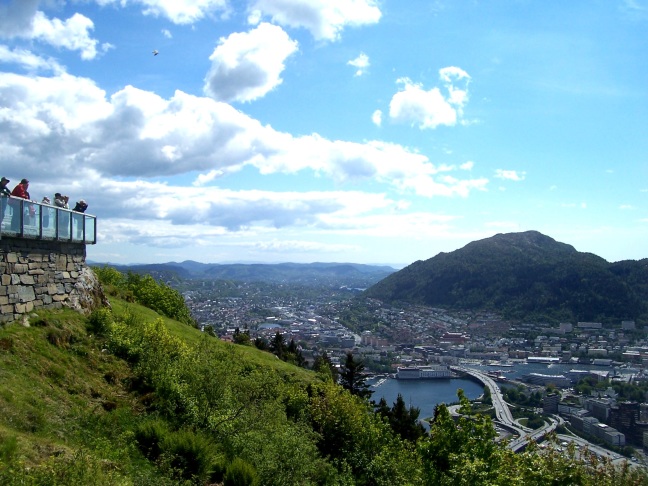 Bergen valley, the real Bergen hidden behind the hills