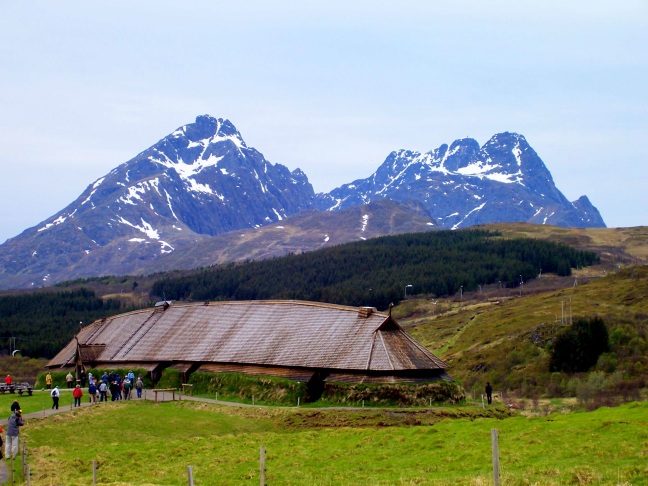 The longhouse at Borg; everyone in the village lived inside