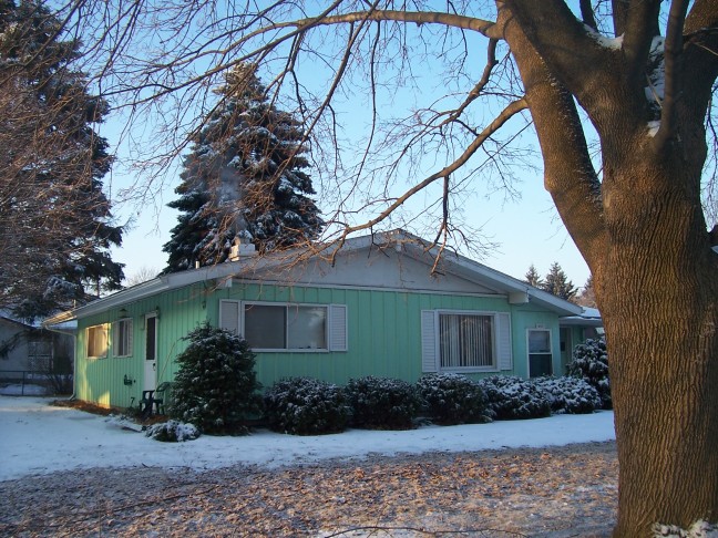 Robert's house in Horseheads, early morning