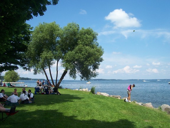 Simcoe Lake from Barrie Ontario