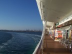  Sailing off from the cranes of the Port of Los Angeles--actually in San Pedro