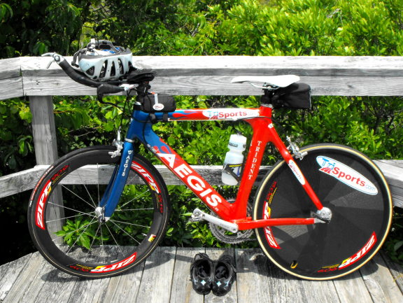  On a boardwalk at Chincoteague.