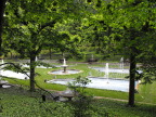  Long view of  the Italian Water Garden at Longwood 