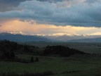  Sunset over Bozeman, from the porch of Josie&s Bozeman Bed & Breakfast