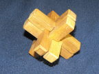  A six piece burr puzzle made from my set of pieces