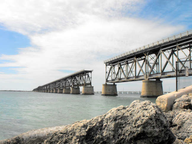  One way to avoid unwanted visits, Bahia Honda Key, Florida