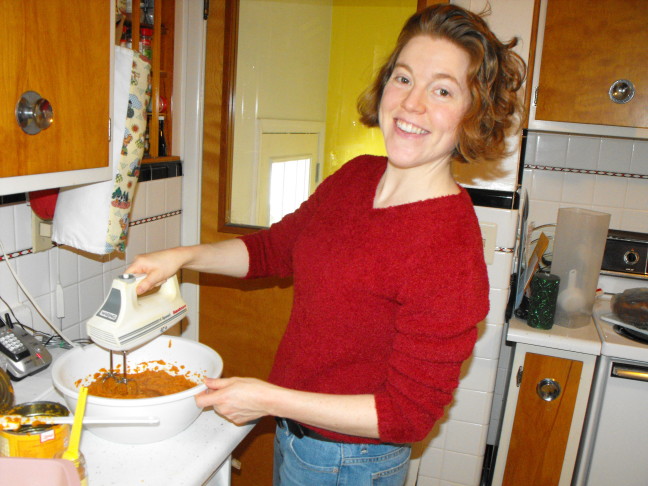  Mommy is cooking! Looks yummy!