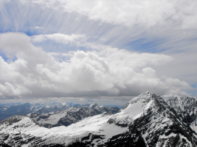  From our helicopter in Glacier National Park