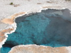  Azure pool in geyser basin, Yellowstone National Park