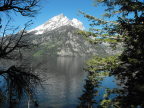  A Grand Teton Mountain over Jenny Lake, Wyoming